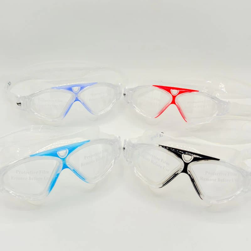 عینک شنا و غواصی اسپیدو (Speedo) مدل ماسکی دید عریض | عینک ارگونومیک با فریم ژله‌ای یکپارچه، دید پانوراما و بند سیلیکونی قابل تنظیم — تصویر ۲