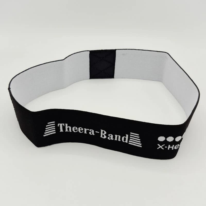 کش مینی لوپ پارچه‌ای تراباند (Thera-Band) | مجموعه ۳ عددی کش مقاومت و فیزیوتراپی ضد لغزش و قابل شستشو — تصویر ۳
