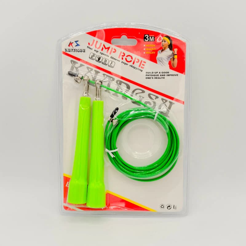 طناب کراسفیت سرعتی سیمبکسلی KUARGSU | طناب طنابزنی ۳ متری حرفهای با قابلیت تنظیم طول — تصویر ۶