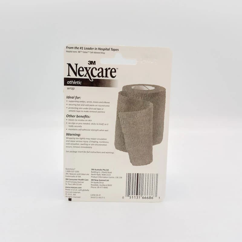 باند خودچسب ورزشی تری ام Nexcare مدل Athletic Wrap عرض ۷.۶ سانتی‌متر | چسب محافظ آسیب‌دیدگی 3M — تصویر ۸