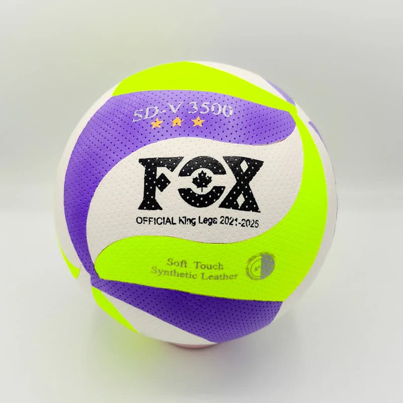 توپ والیبال فوکس (FOX) مدل SD-V 3500 | توپ تمرینی و تفریحی | ساخت ایران — تصویر ۴