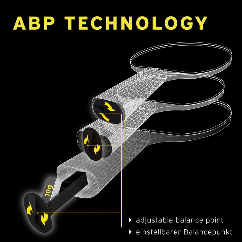 راکت پینگ‌پنگ Donic Schildkröt مدل Waldner 3000 Carbon | قدرت کربن و تکنولوژی ABP برای بازی تهاجمی — تصویر ۵