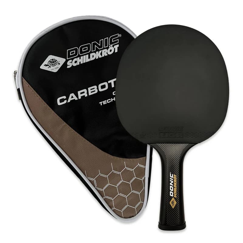 راکت پینگ‌پنگ Donic Schildkröt CarboTec 7000 | شاهکار ۱۰۰% کربن برای حمله بی‌رحمانه و سرعت نهایی | همراه کاور