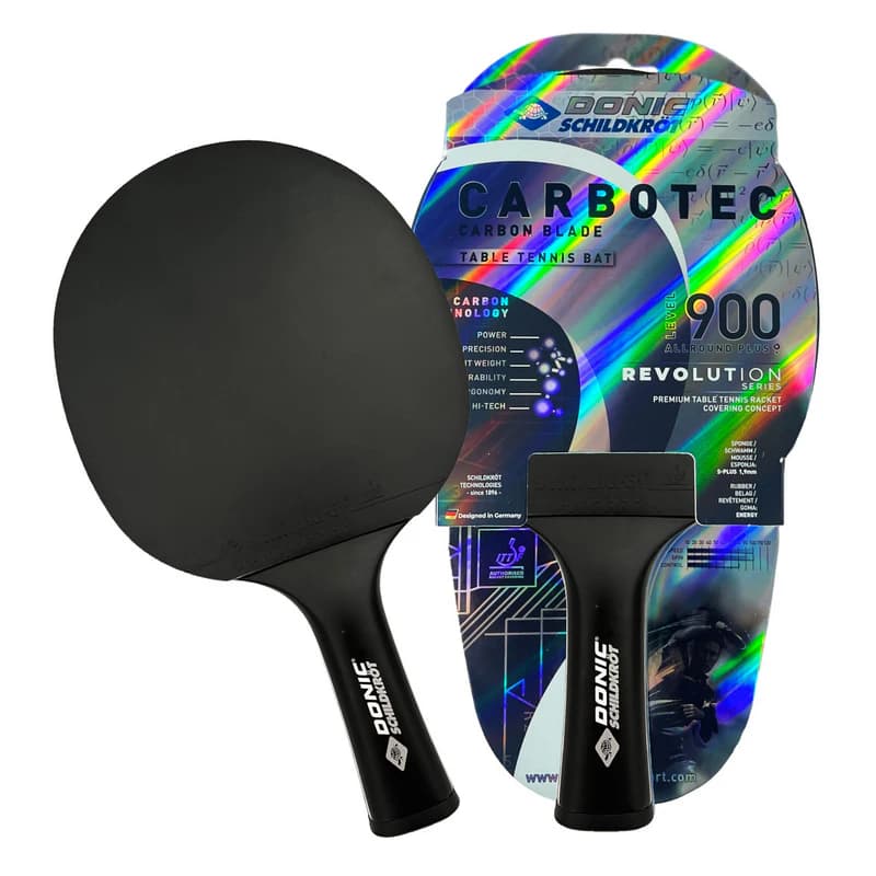راکت پینگ‌پنگ Donic Schildkröt CarboTec 900 | فناوری کربن برای قدرت و دقت بی‌نظیر