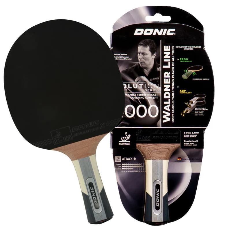 راکت پینگ‌پنگ Donic Schildkröt مدل Waldner 1000 | حرفه‌ای‌ترین راکت سری والدنر با تکنولوژی ABP و رویه Revolution X