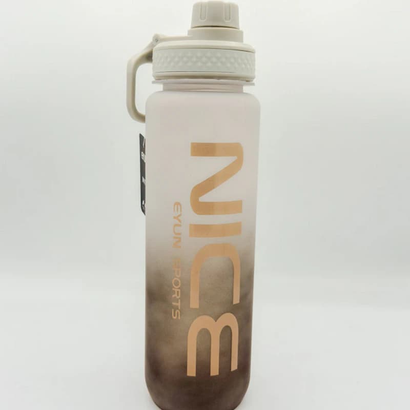 قمقمه ۱ لیتری EYUN مدل NICE | بدنه مات آبرنگی (Gradient) با دستگیره ارگونومیک و درب پیچی ضد نشت — تصویر ۳