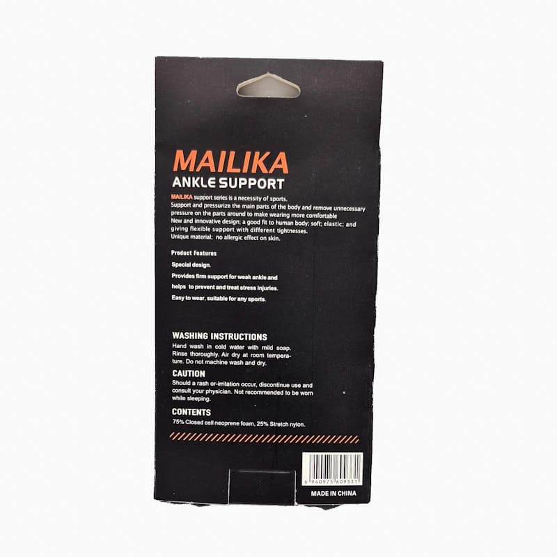 قوزک‌بند کشی MAILIKA کد 933 | مدل دو چسب (Double Strap) با تکنولوژی Seamless Compression و حمایت ۸ جهته — تصویر ۵