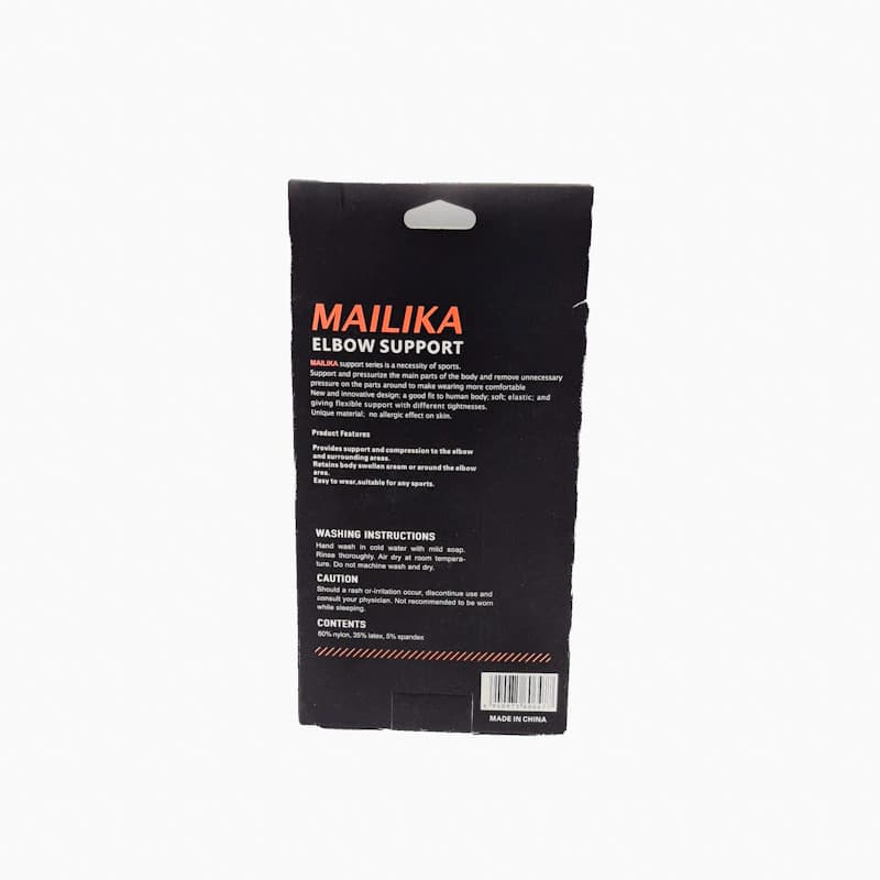 آرنج‌بند کشی MAILIKA کد 647 | مدل تک‌چسب با تکنولوژی Seamless Compression و قابلیت تنظیم فشار — تصویر ۵