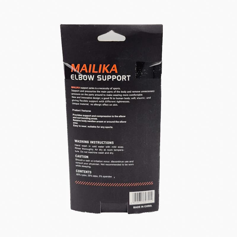 آرنج‌بند کشی MAILIKA کد 646 | بسته ۲ عددی با تکنولوژی Seamless Compression و بافت آناتومیک — تصویر ۳