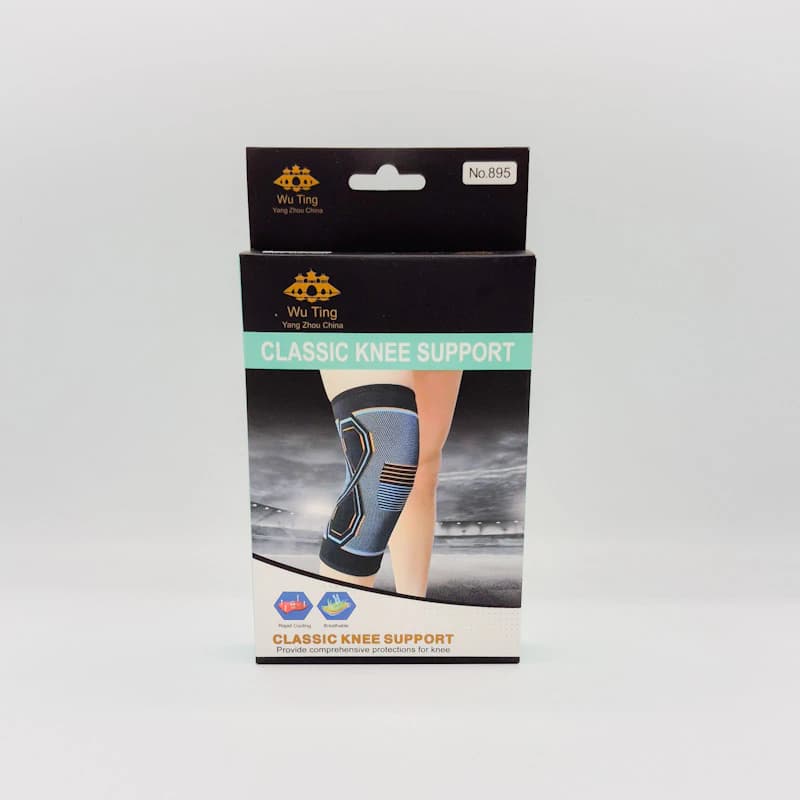 زانوبند کشی Wu Ting کد 895 | مدل Classic Knee Support با تکنولوژی بافت تنفسپذیر و فشردهسازی هدفمند — تصویر ۲