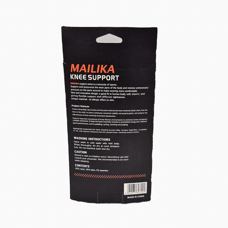 زانوبند کشی MAILIKA کد 722 | بسته ۲ عددی با تکنولوژی Seamless Compression جهت حمایت روزانه — تصویر ۴