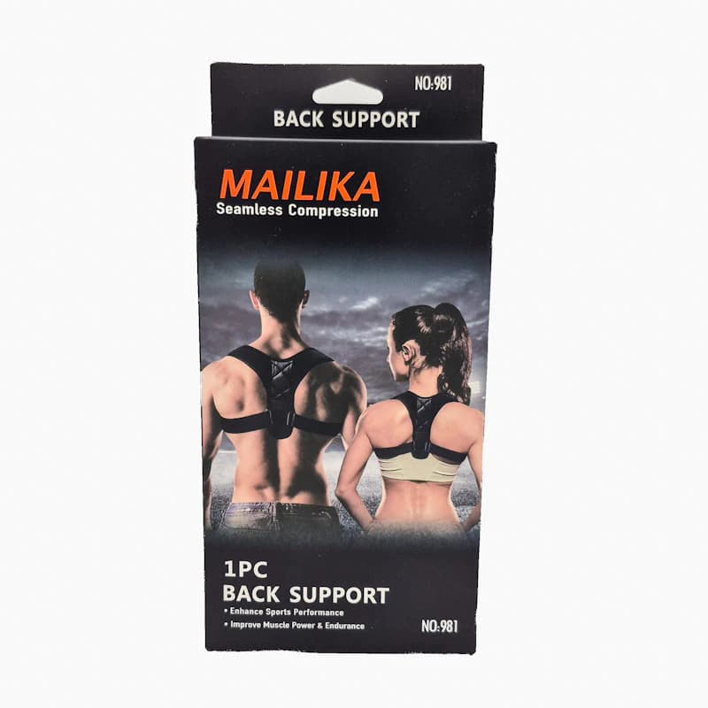 قوزبند و رفع افتادگی شانه MAILIKA 981 | اصلاح‌گر فرم بدن و ستون فقرات با پد فوم نرم — تصویر ۲