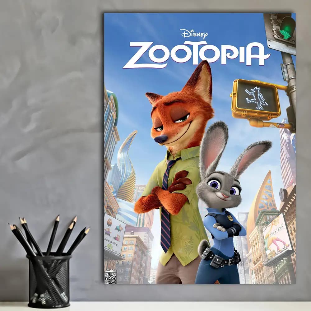 متال پوستر انیمیشن Zootopia کد K125 — تصویر ۳