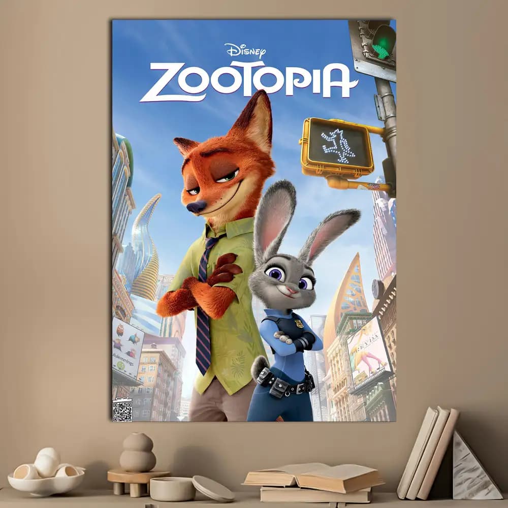 متال پوستر انیمیشن Zootopia کد K125 — تصویر ۴