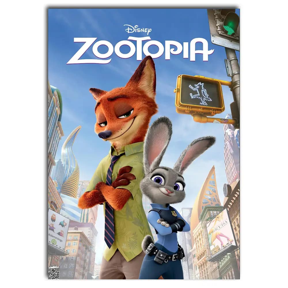 متال پوستر انیمیشن Zootopia کد K125