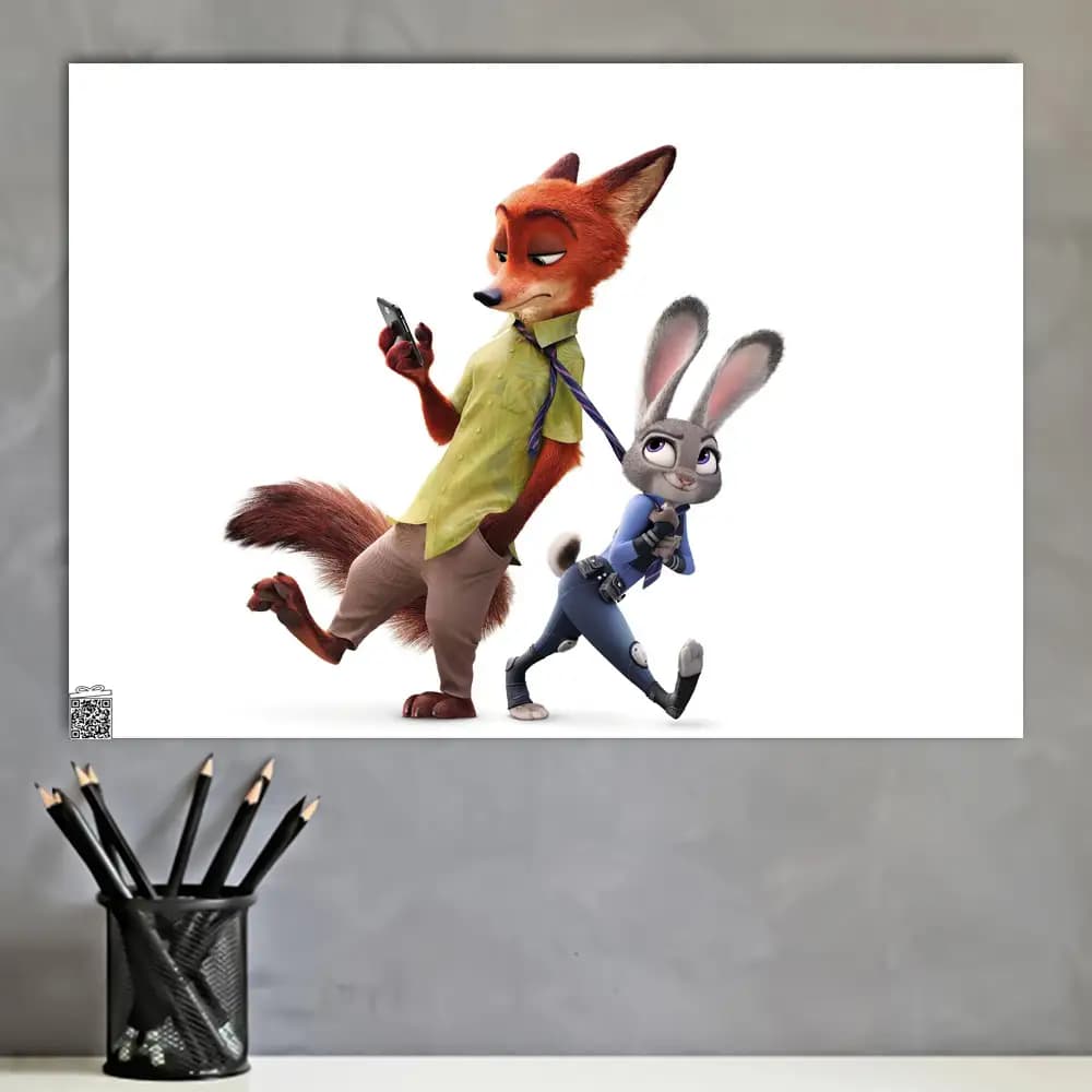 متال پوستر انیمیشن Zootopia کد K124 — تصویر ۴