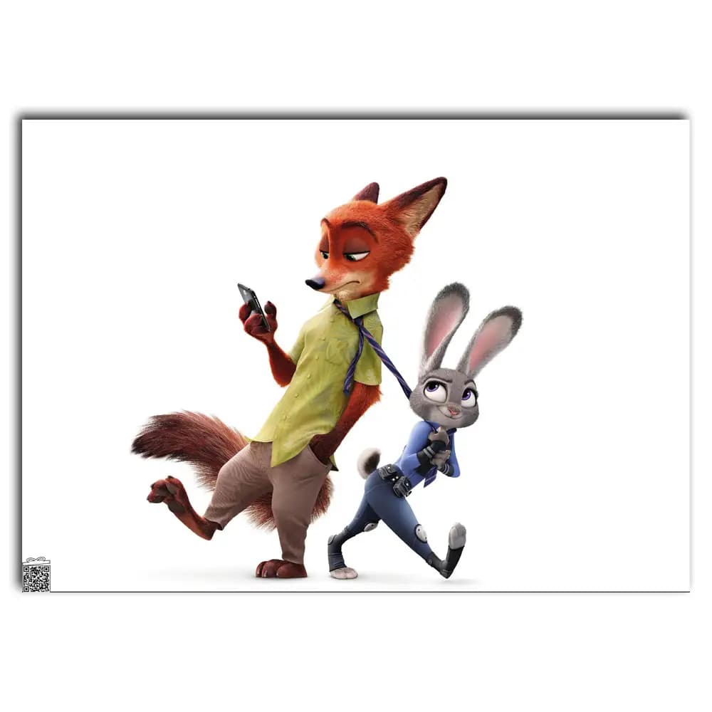 متال پوستر انیمیشن Zootopia کد K124