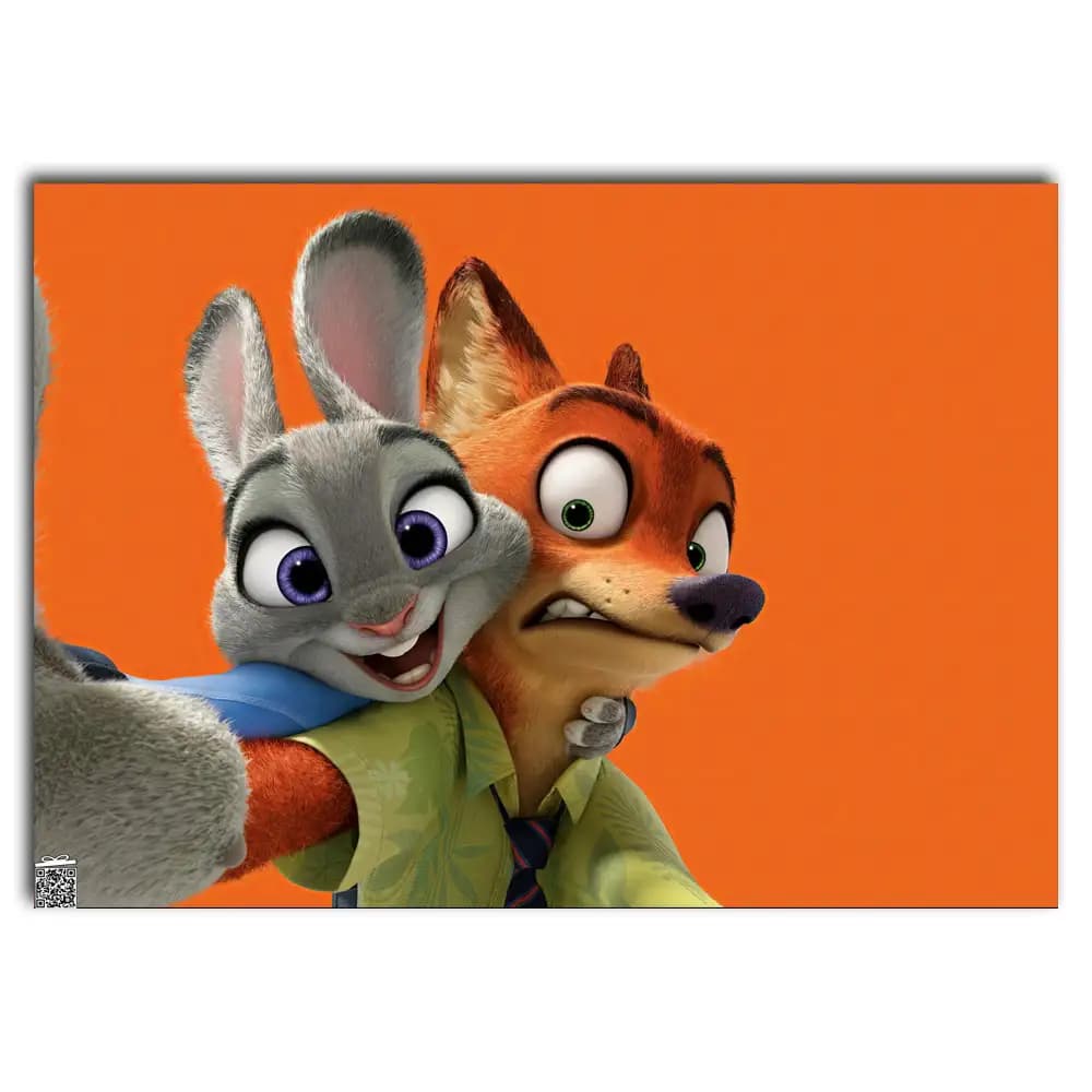متال پوستر انیمیشن Zootopia کد K122