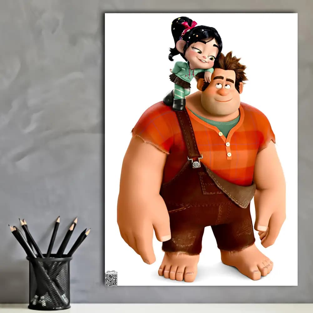 متال پوستر انیمیشن Wreck-It Ralph کد K121 — تصویر ۳