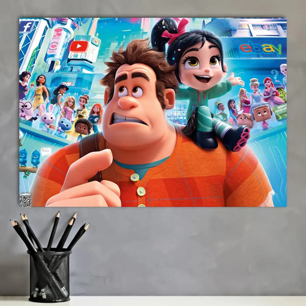 متال پوستر انیمیشن Wreck-It Ralph کد K120 — تصویر ۴