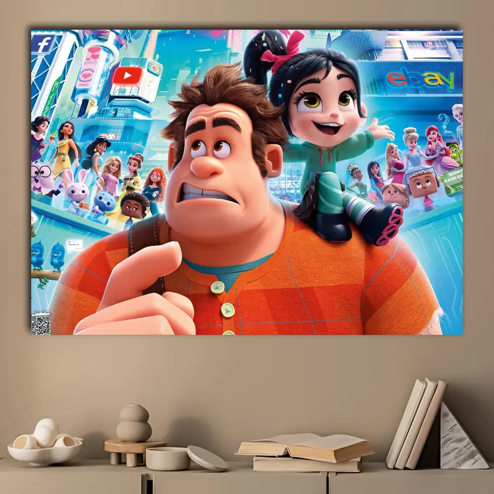 متال پوستر انیمیشن Wreck-It Ralph کد K120 — تصویر ۳