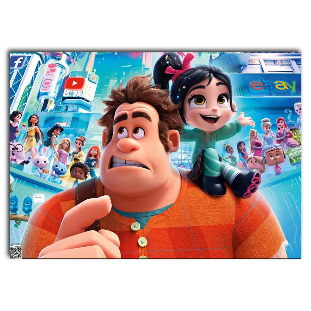 متال پوستر انیمیشن Wreck-It Ralph کد K120