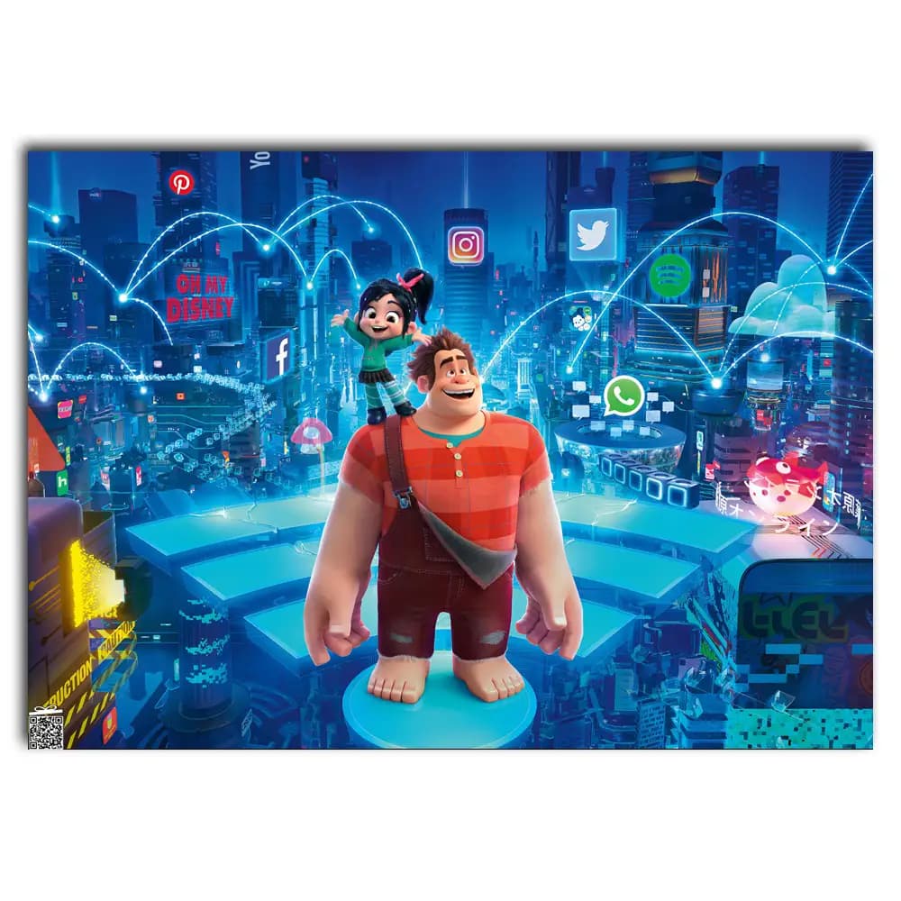 متال پوستر انیمیشن Wreck-It Ralph کد K119 — تصویر ۲