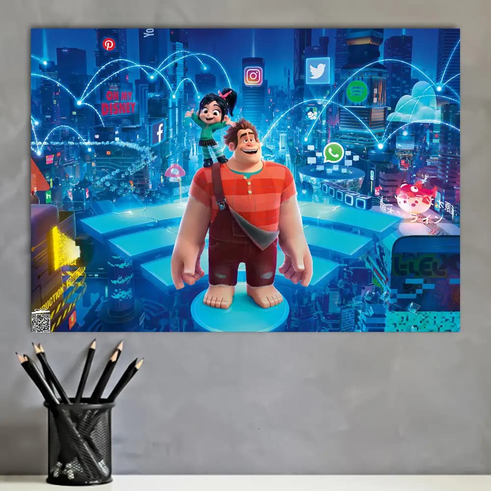 متال پوستر انیمیشن Wreck-It Ralph کد K119 — تصویر ۴