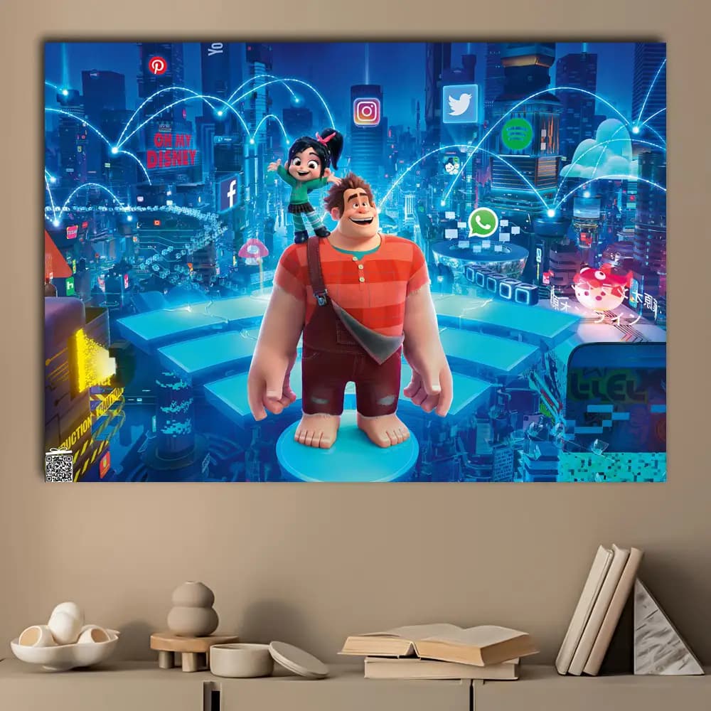 متال پوستر انیمیشن Wreck-It Ralph کد K119 — تصویر ۳