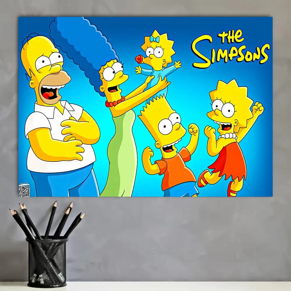 متال پوستر انیمیشن The Simpsons کد K111 — تصویر ۴