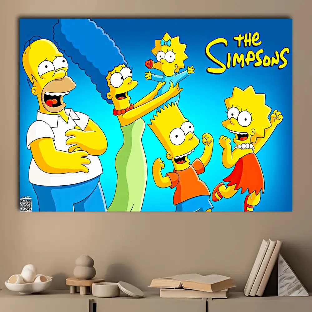 متال پوستر انیمیشن The Simpsons کد K111 — تصویر ۳