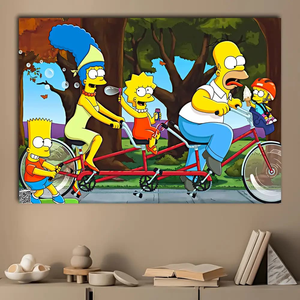 متال پوستر انیمیشن The Simpsons کد K110 — تصویر ۳