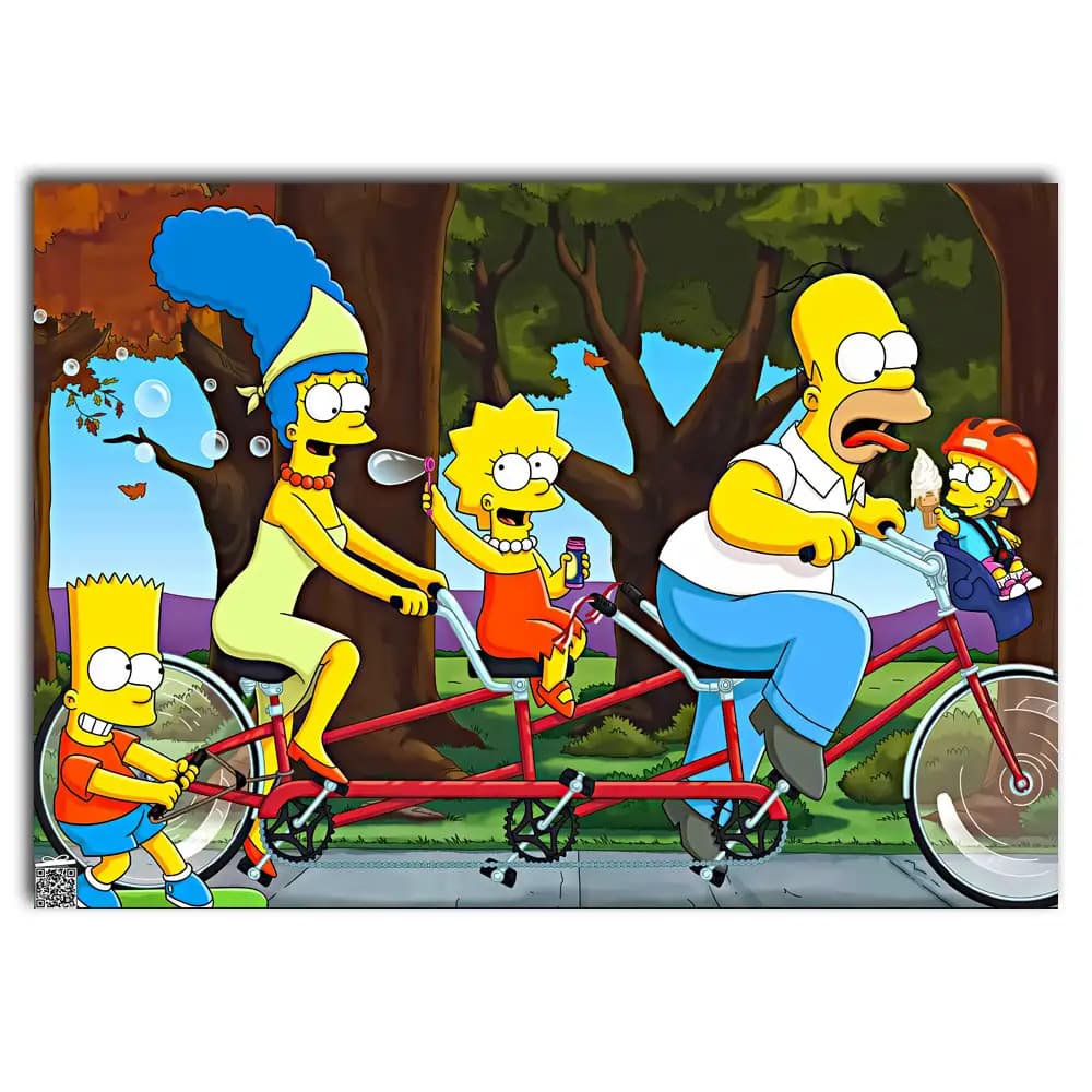 متال پوستر انیمیشن The Simpsons کد K110 — تصویر ۲