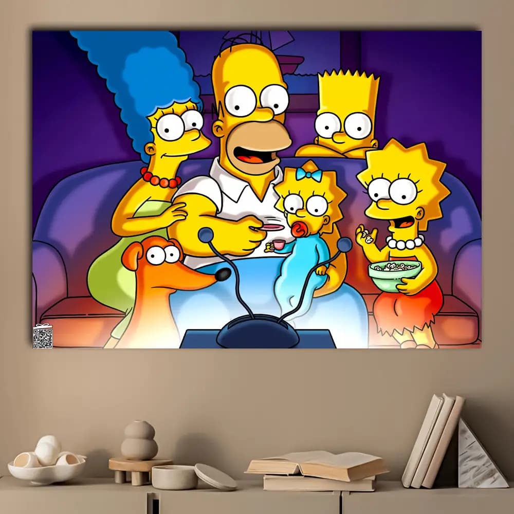 متال پوستر انیمیشن The Simpsons کد K109 — تصویر ۳