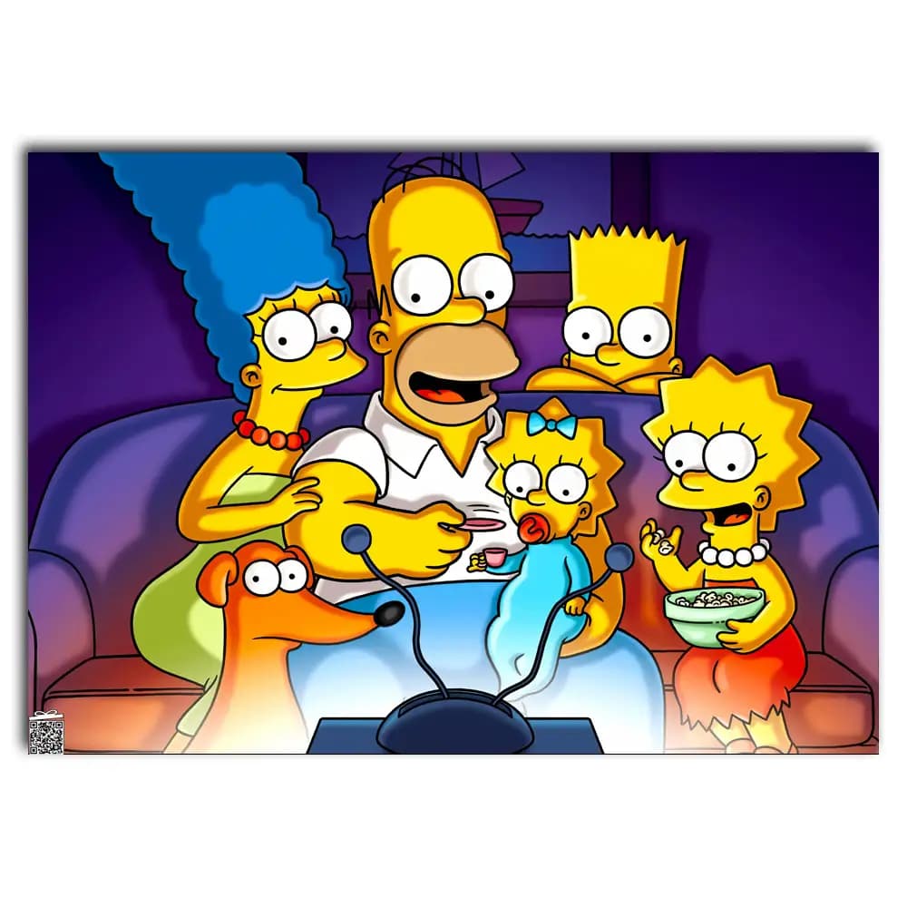 متال پوستر انیمیشن The Simpsons کد K109 — تصویر ۲