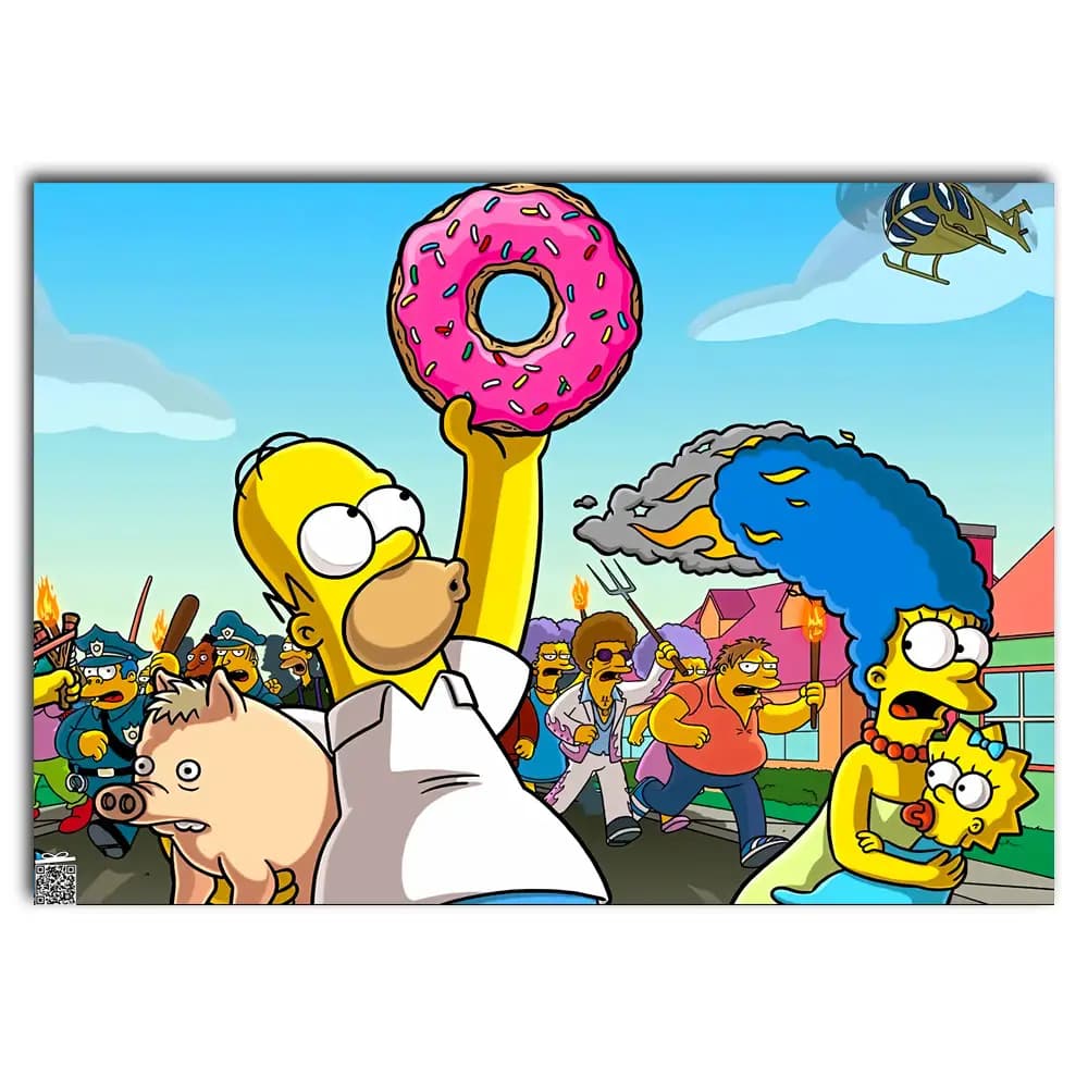 متال پوستر انیمیشن The Simpsons کد K108