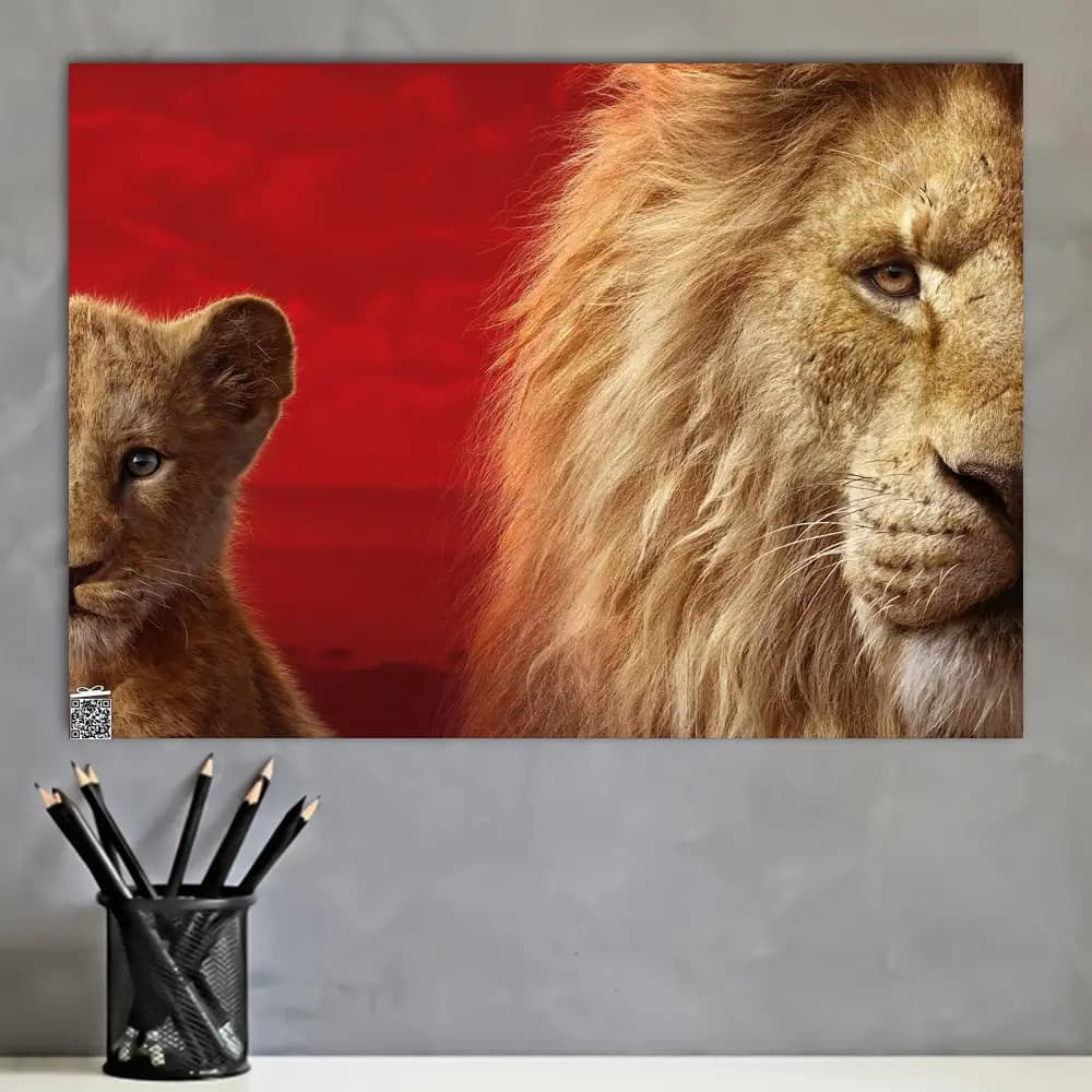 متال پوستر انیمیشن The Lion King کد K102 — تصویر ۴