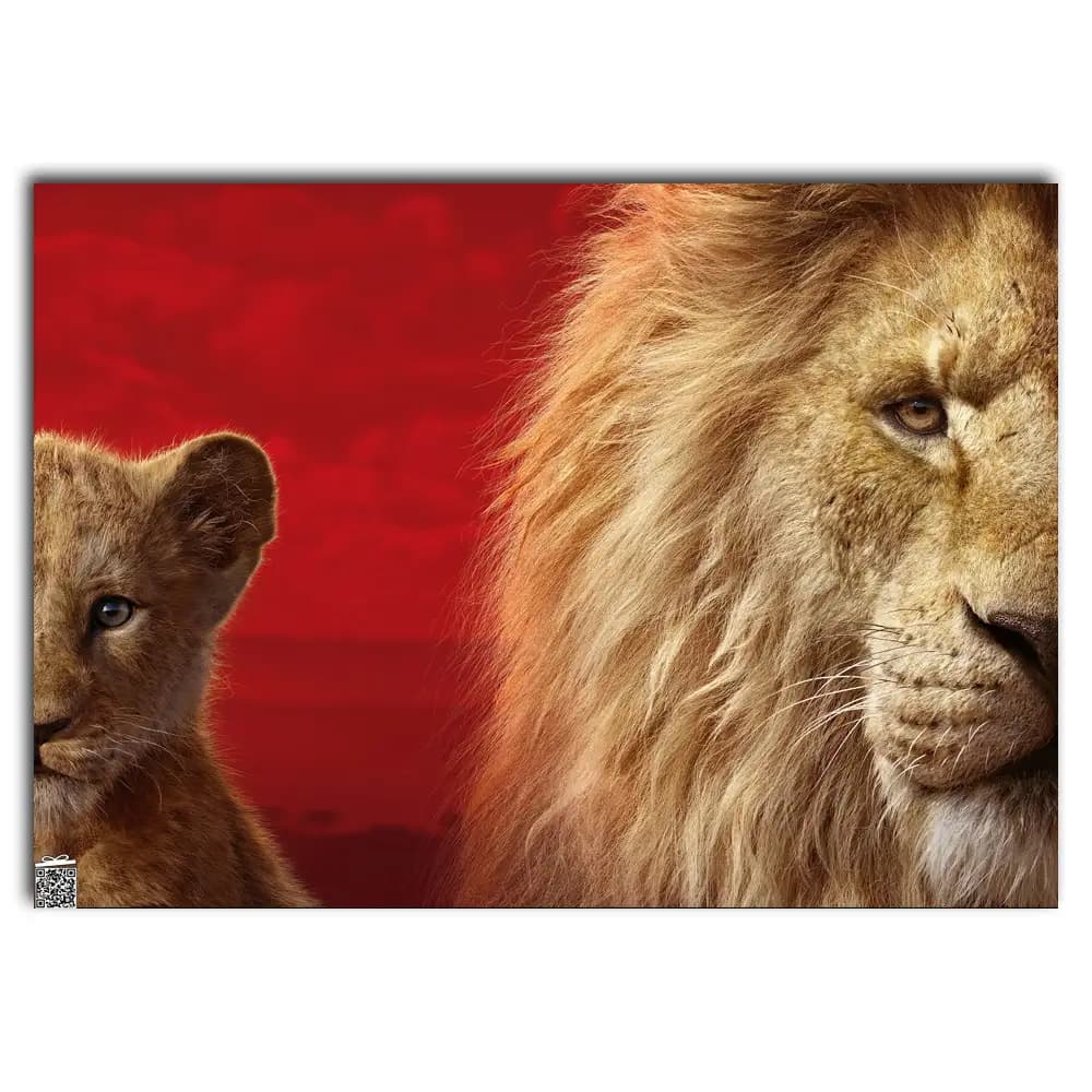 متال پوستر انیمیشن The Lion King کد K102 — تصویر ۲