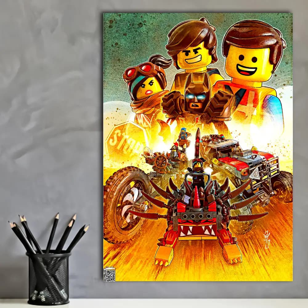 متال پوستر انیمیشن The Lego کد K101 — تصویر ۳
