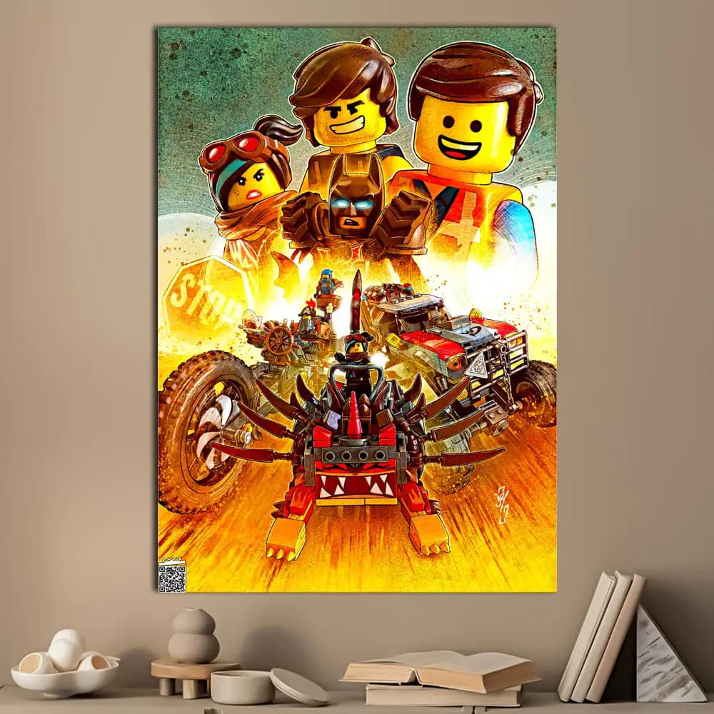 متال پوستر انیمیشن The Lego کد K101 — تصویر ۴
