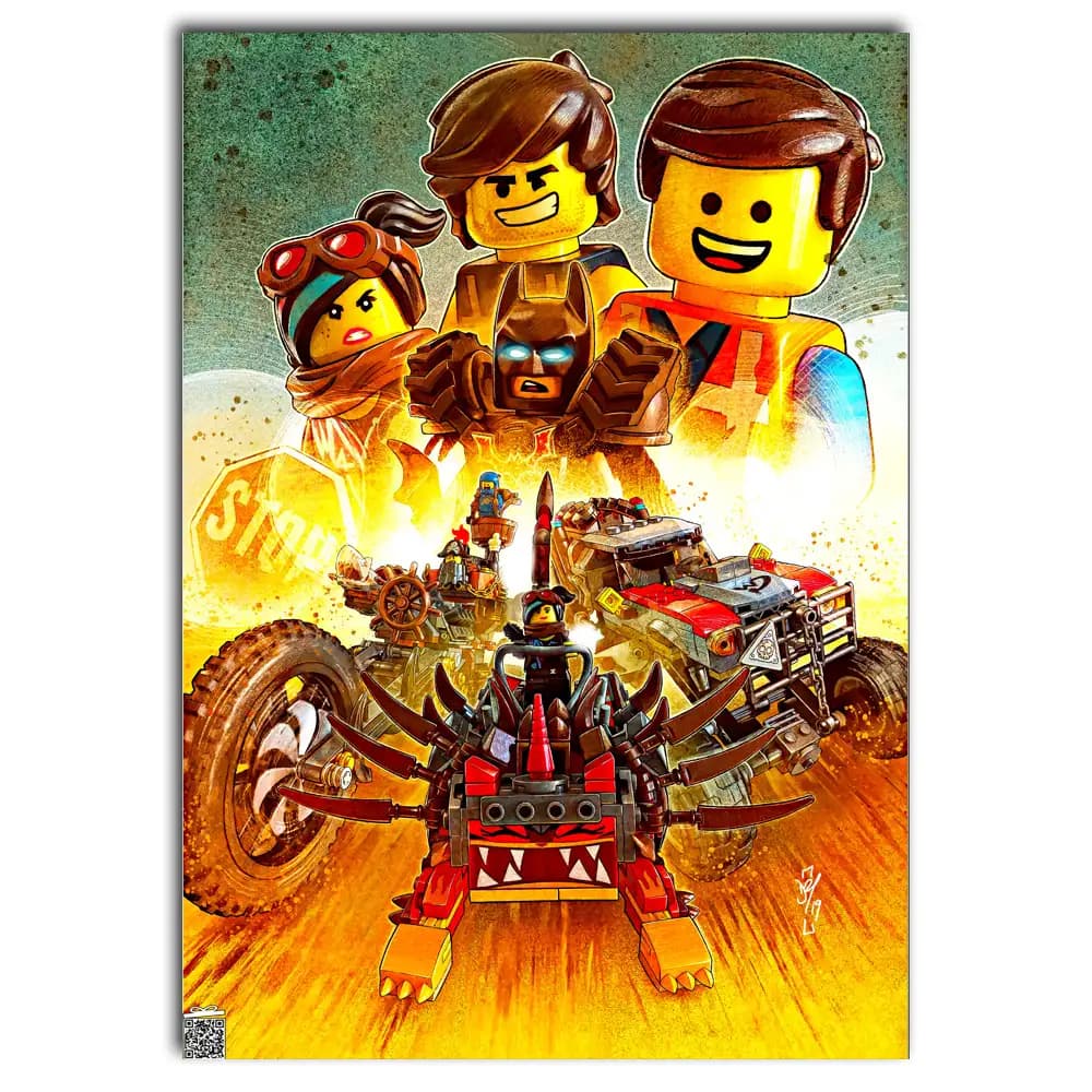 متال پوستر انیمیشن The Lego کد K101