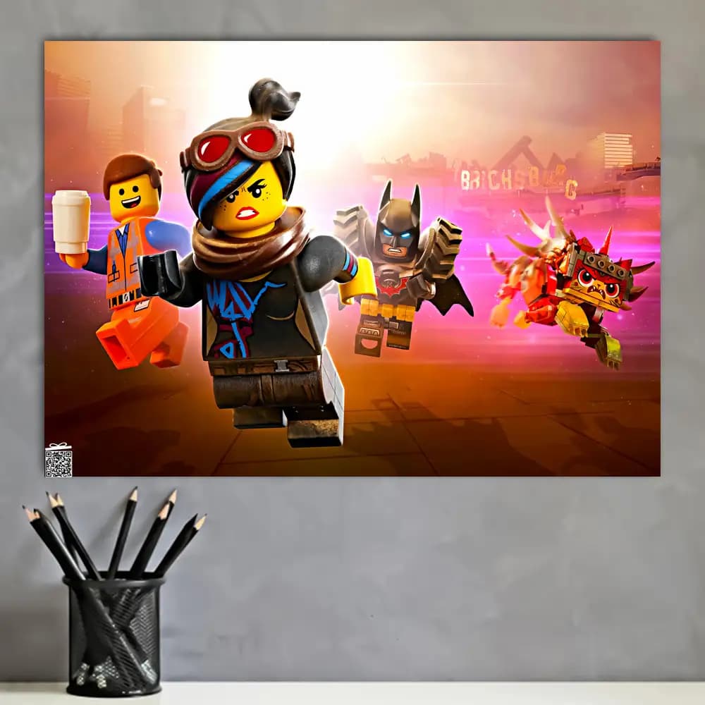 متال پوستر انیمیشن The Lego کد K099 — تصویر ۴