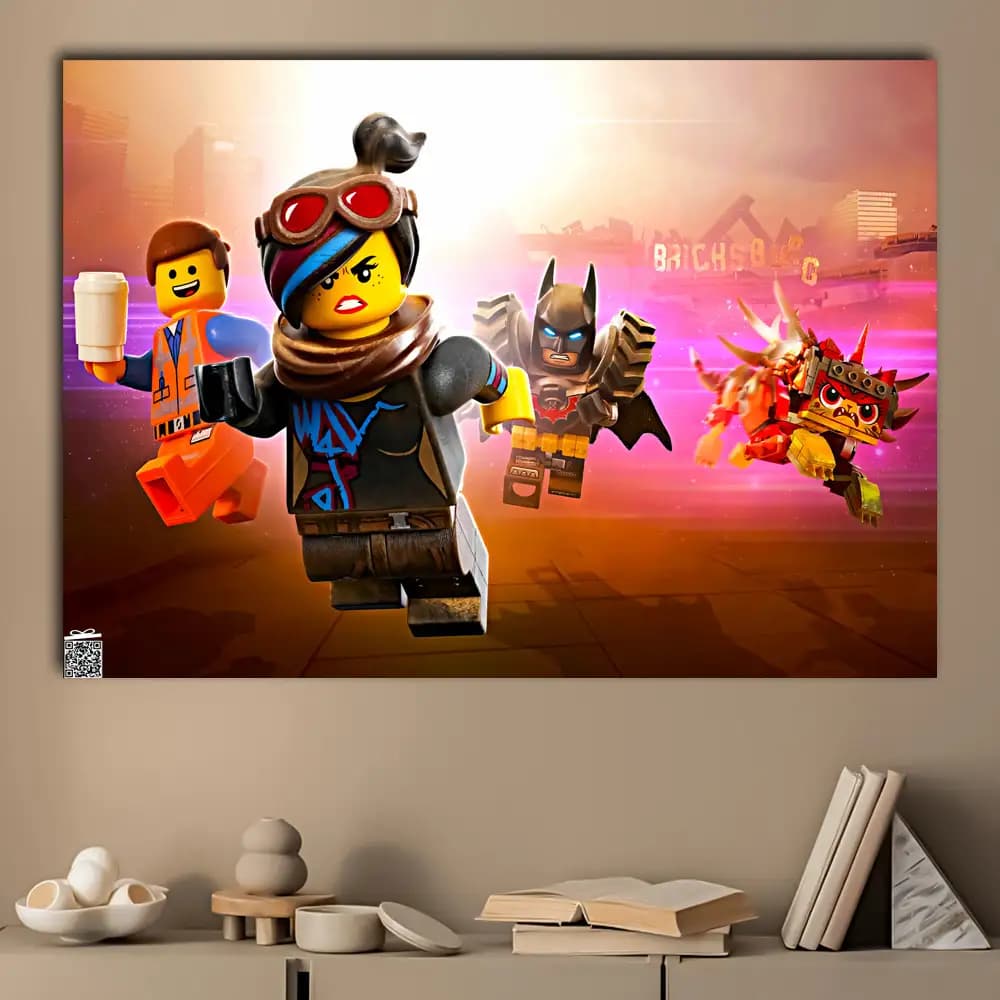 متال پوستر انیمیشن The Lego کد K099 — تصویر ۳
