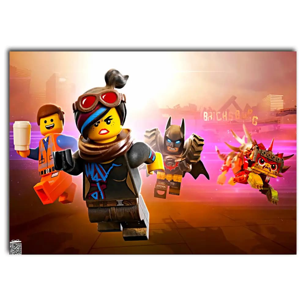 متال پوستر انیمیشن The Lego کد K099