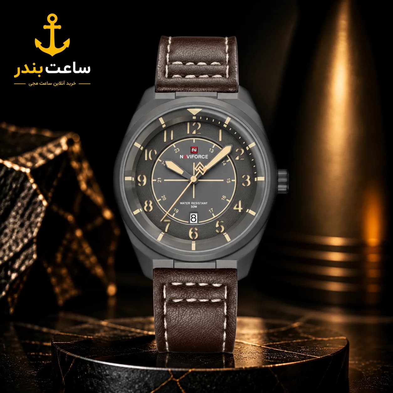ساعت مچی مردانه اورجینال نیوی فورس Naviforce NF9281L GGYYBN