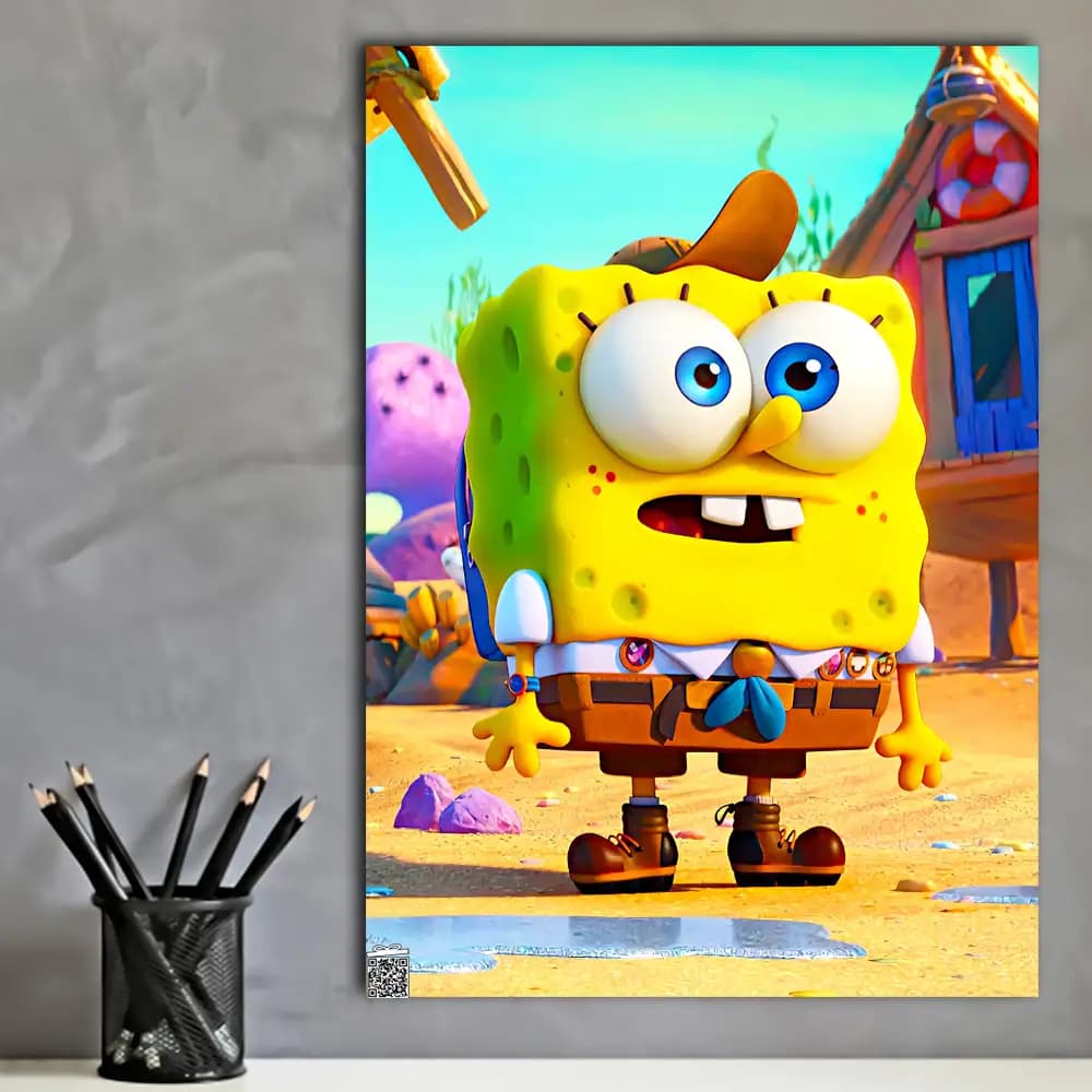 متال پوستر انیمیشن SpongeBob کد K095 — تصویر ۴