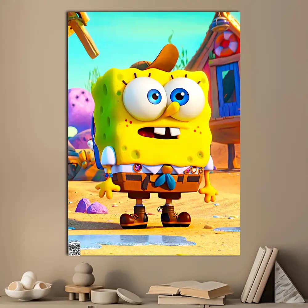 متال پوستر انیمیشن SpongeBob کد K095 — تصویر ۳