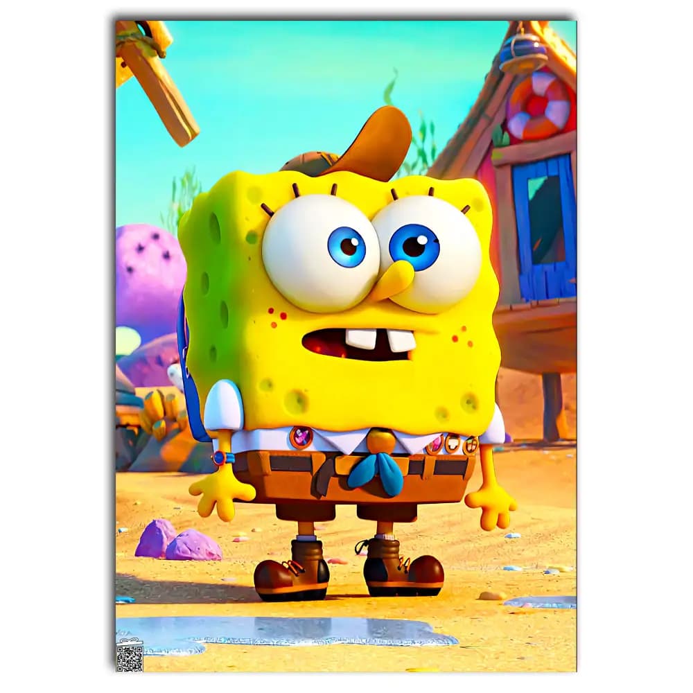متال پوستر انیمیشن SpongeBob کد K095 — تصویر ۲