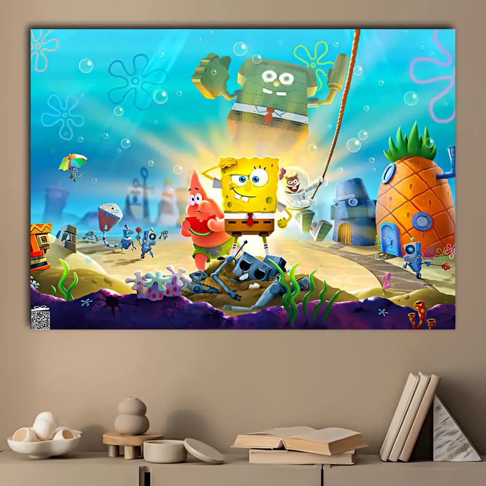 متال پوستر انیمیشن SpongeBob کد K094 — تصویر ۳