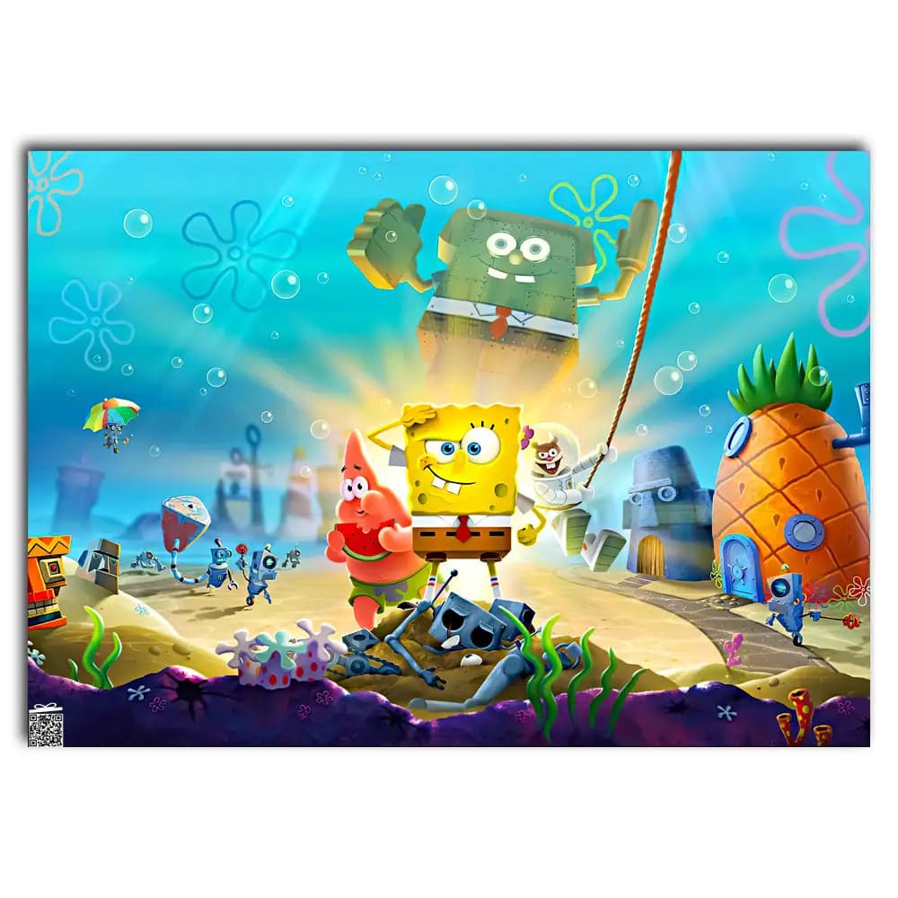 متال پوستر انیمیشن SpongeBob کد K094